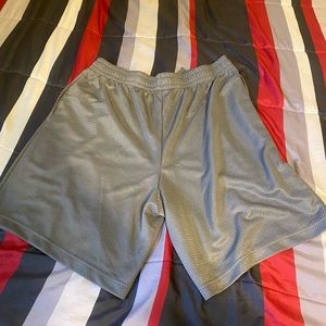 Regular grey basketball shorts